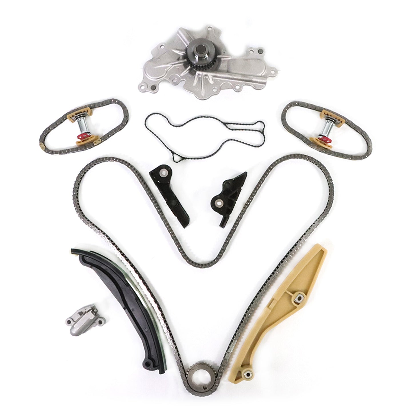 Timing Chain Kit Water Pump For 13-17 3.5L for Ford Edge Taurus for Lincoln MKX MKS