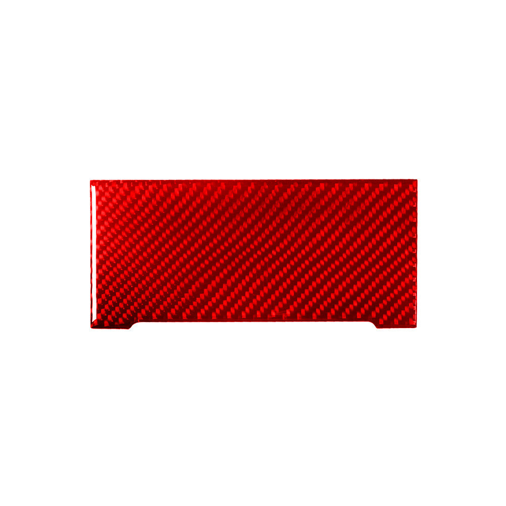 Red Carbon Fiber Central Console CD Cover Trim for Mazda MX-5 Miata 2009-2015 v