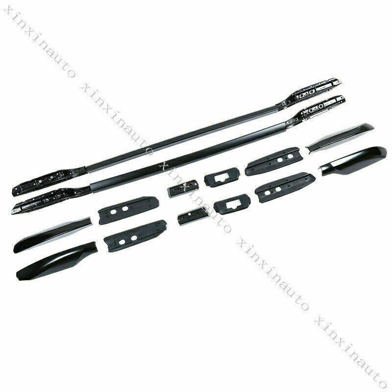 Black Aluminium Roof Rack Luggage Carrier for Toyota for Land Cruiser 200 2008-2021
