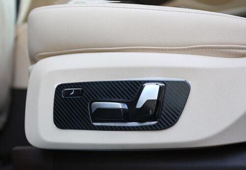 Fit for BMW X7 G07 2019-2021 2022 steel carbon fiber for Seat switch panel trim 4pcs