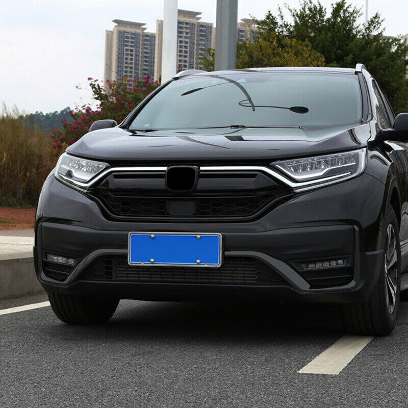 Glossy black Front Bumper side Lip Spoiler Molding trim for Honda CR-V 2020-2022