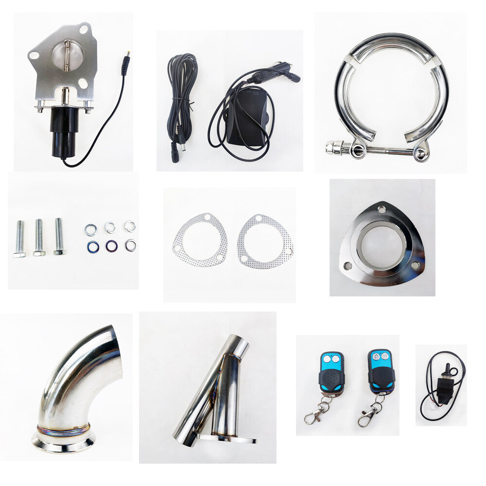 2.25 Electric Exhaust Valve E-Valve Motor Butterfly Valve Remote Control