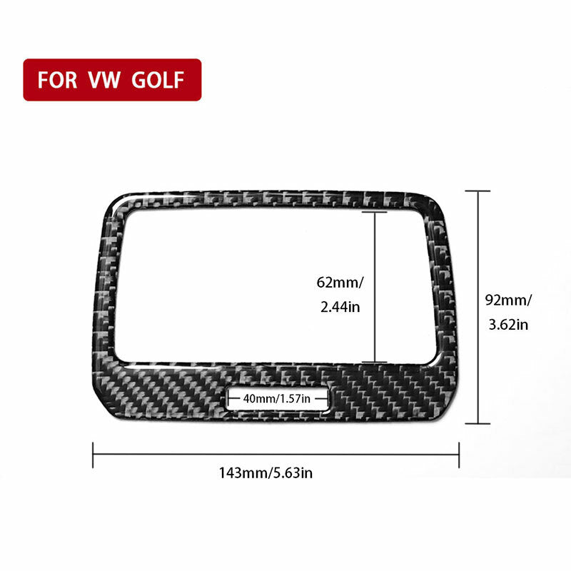 5X RED Nevigation Lower Panel Trim Strip Carbon Fiber for Chevy Camaro 2016-2018 v
