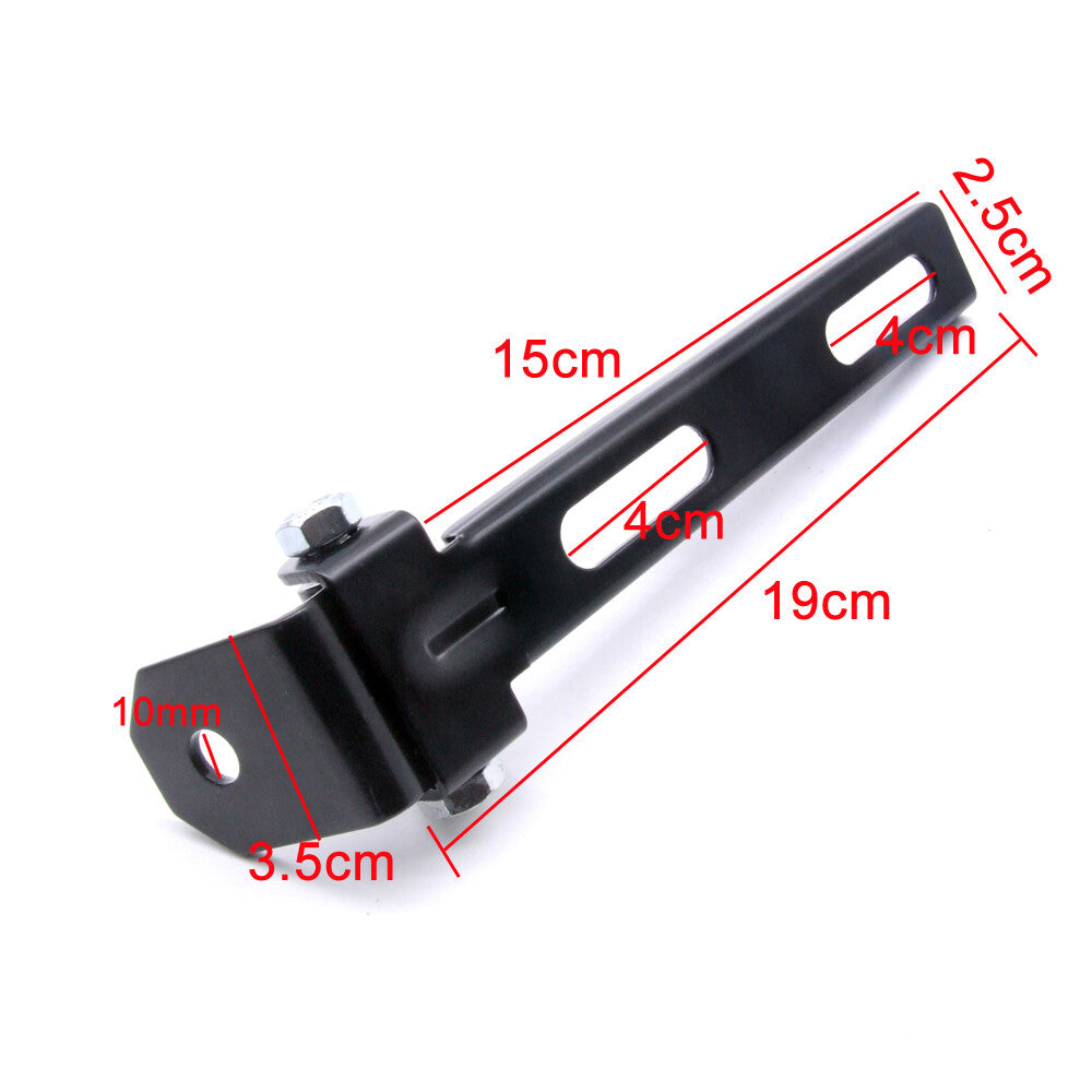 Motorcycle Solo Saddle + Spring Bracket for Sportster DYNA Chopper Bobber