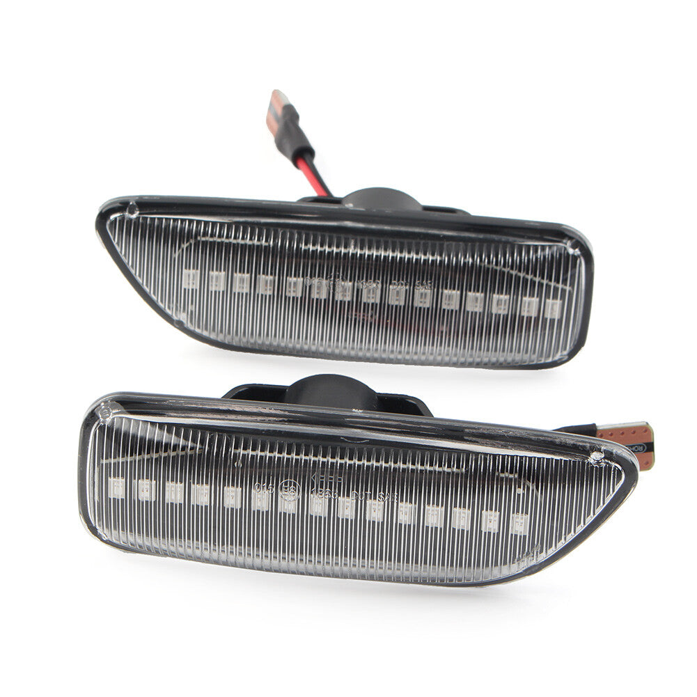 for Volvo S60 S80 MK1 V70 MK2 XC70 LED Dynamic Side Marker Turn Signal Light