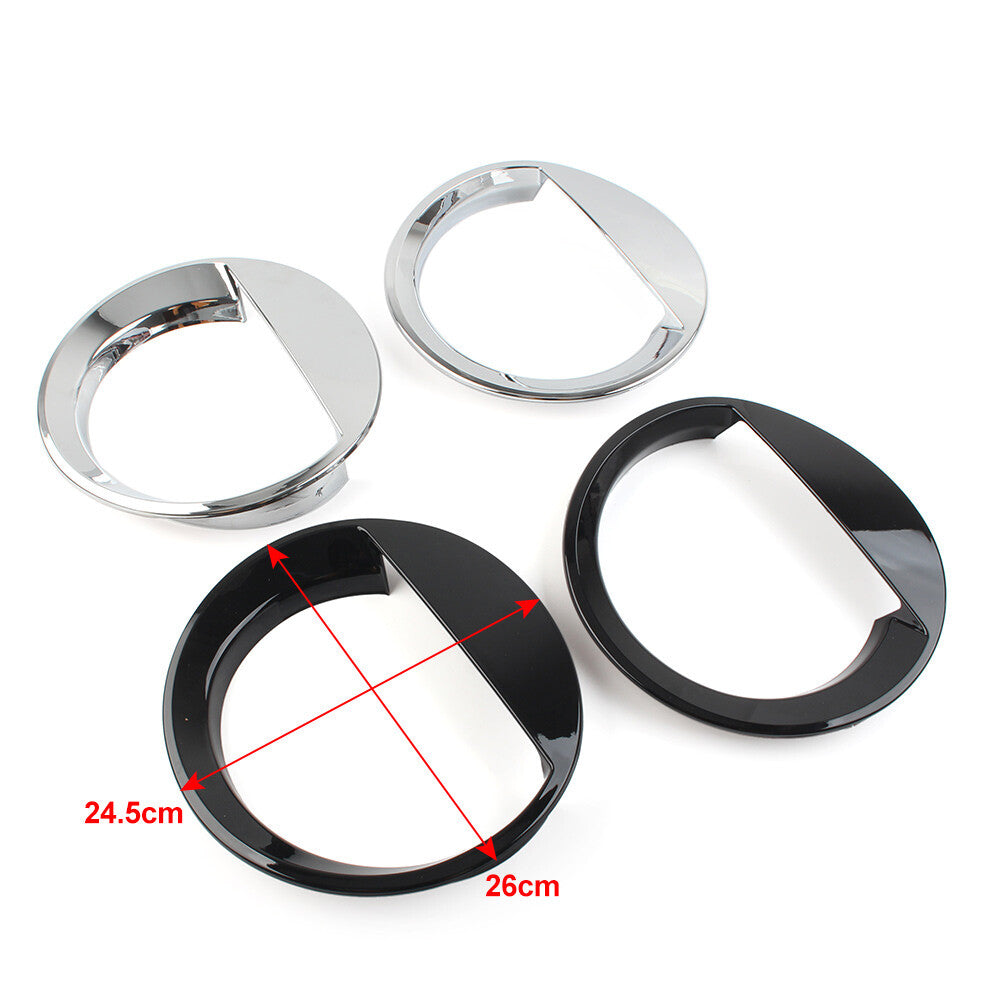 Angry Bird Style Front Headlight Cover Trim for Jeep Patriot 2011-2017 2012