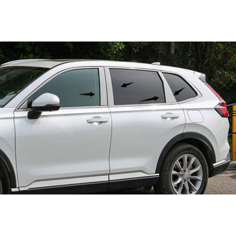 Chrome Pillar Posts for Honda CR-V 2023-2024 8pc Set Door Trim Mirror Cover Kit