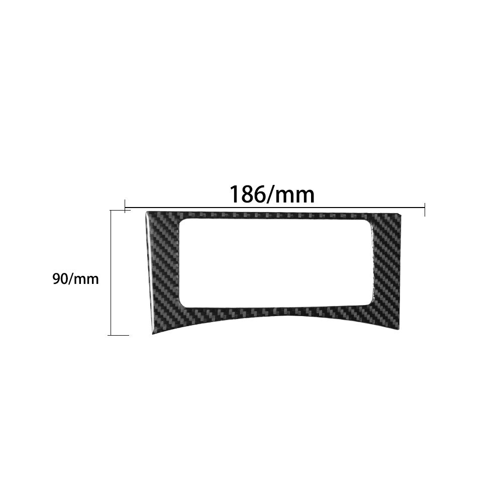 Red Carbon Fiber Side Air Vent Outlet Cover Trim for Tiguan 2013-2017 v