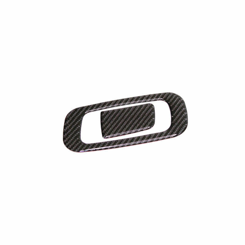 2pc for Honda for Civic 2016-2021 Real Carbon Fiber for Co -Pilot Storage Box Handle Trim