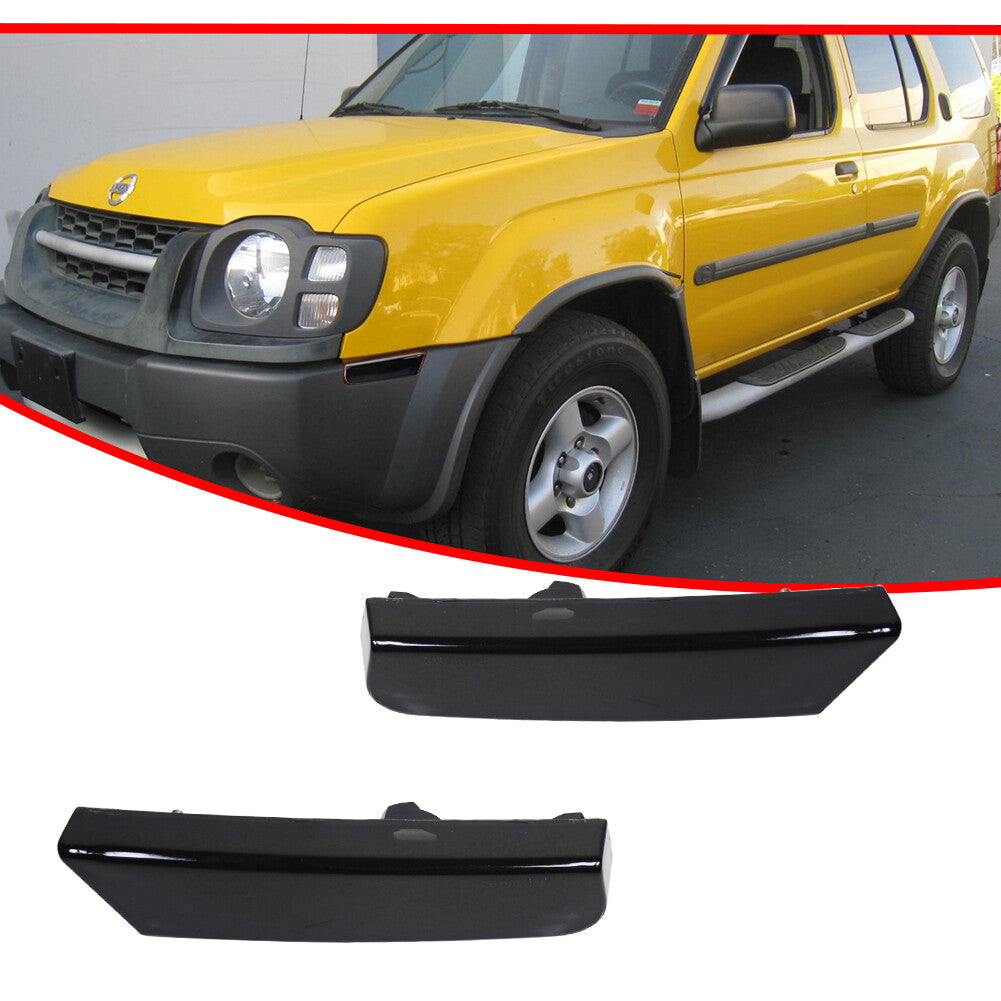 Smoke Black Front Side Marker Light Housing Kit for 2002 2003 2004 for Xterra - v
