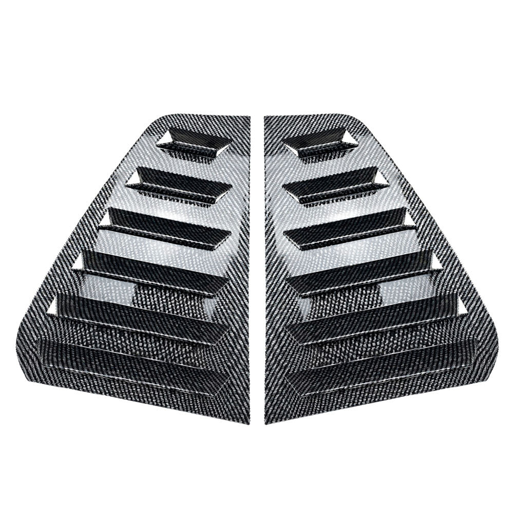 Rear Window Side Vent Shutter Louver Cover Trim for VW for Golf MK7 MK7.5 14-19 Pair
