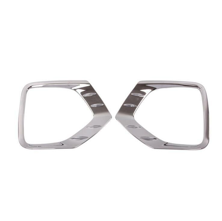 For AUTO for Hyundai Santa Fe 2019-2020 ABS Chrome Front fog lamp frame Cover Trim