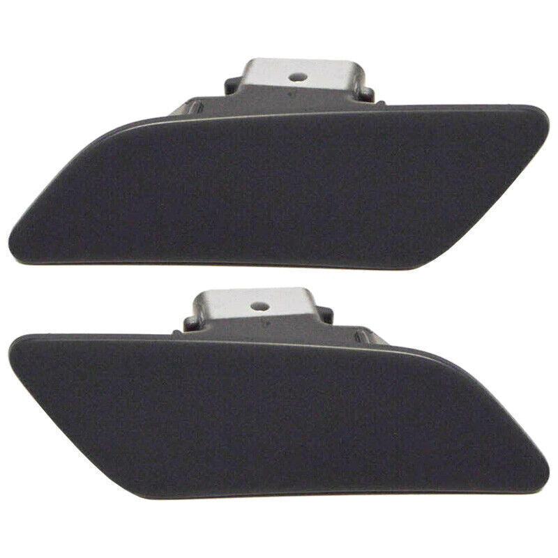 2X for Porsche for Panamera 2014-2016 Unpainted Headlight Washer Spray Nozzle Cover