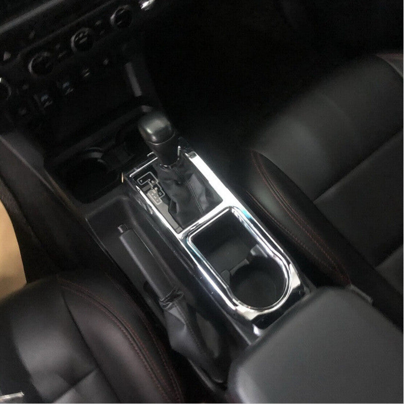 Fit for Tacoma 2016-2023 Chrome Console Gear Shift Box Panel Trim v