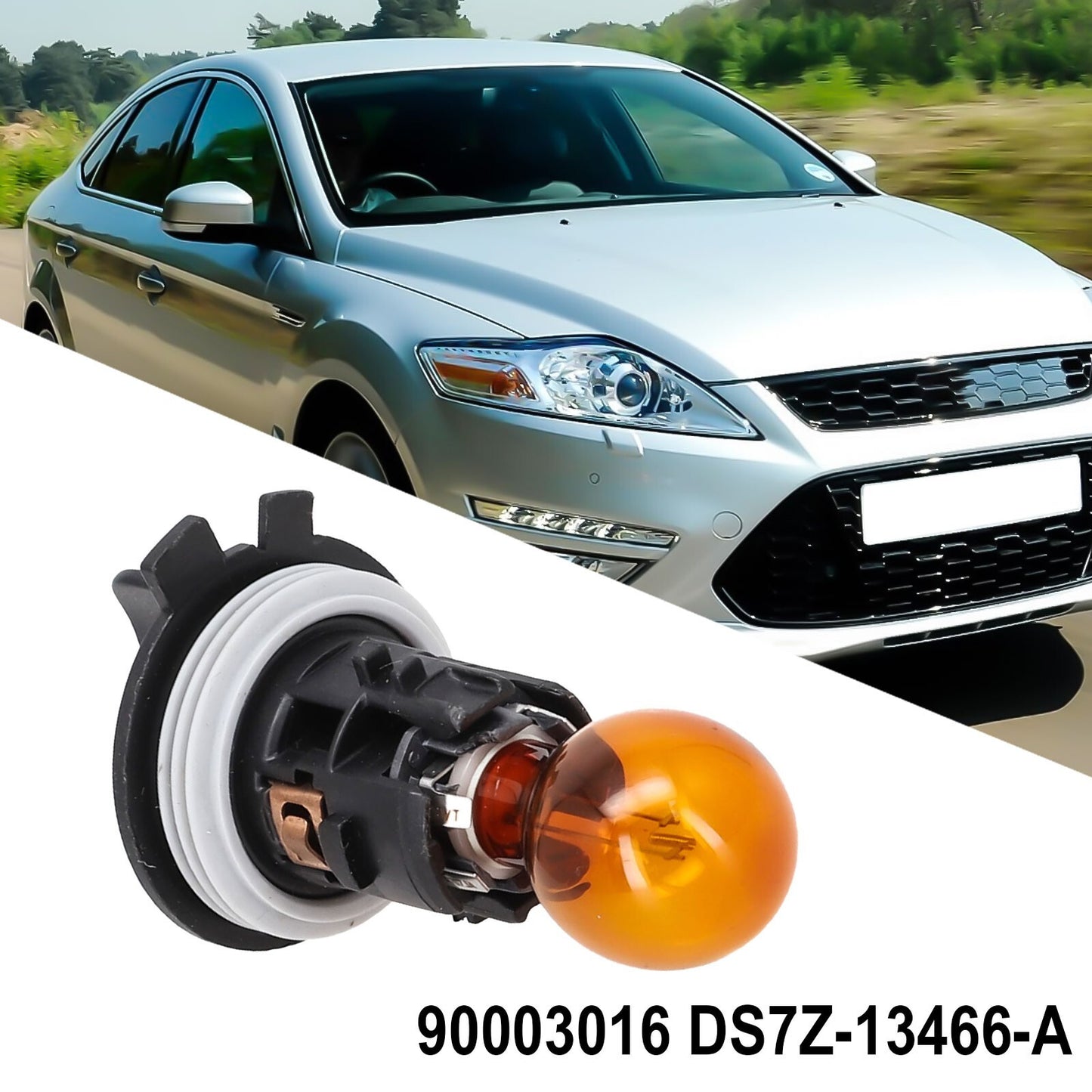 Long Lasting Corner Turn Signal Light Bulb Socket for Ford For Fusion 2013 2020