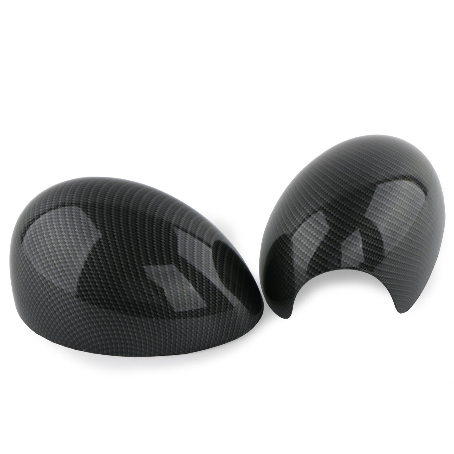 Rear door mirror caps for Mini Cooper R55 R56 R57 R58 R60 carbon fiber L+R