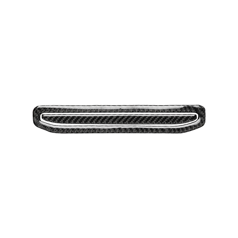 Carbon Fiber Climate control Panel Cover Trim For Outlander 2014-2016 v