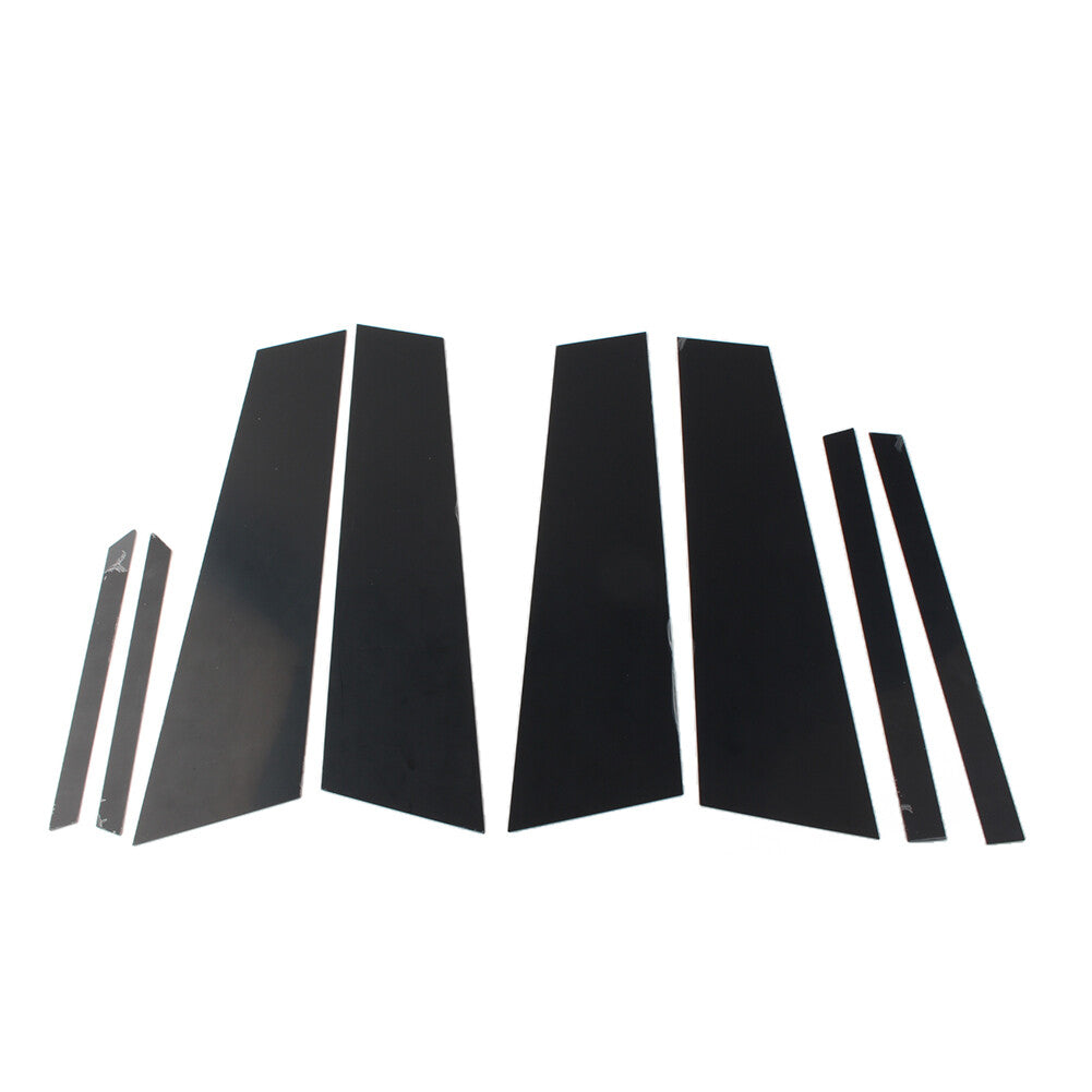 Door Window Pillar Post Cover Trim for BMW X2 F39 2018-2021 Gloss Black 8PCs Car
