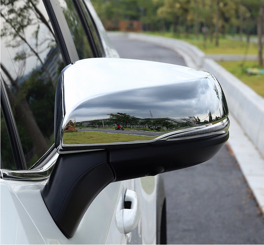 for Toyota for Corolla Cross 22-24 2P Chrome Side Door Mirrors Rearview Trim Cover