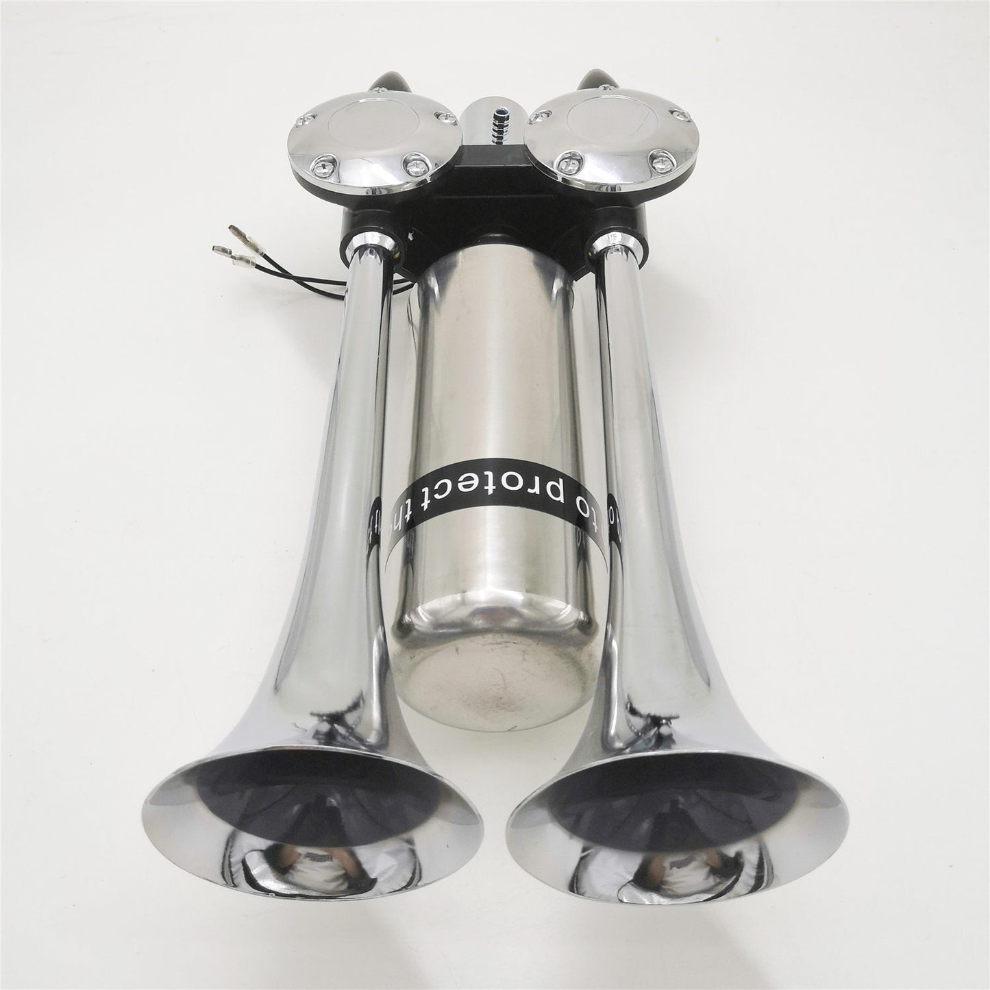 Super Echo Loud Air Horn Set Assembly 12V/24V 300DB For Semi or Large Truck