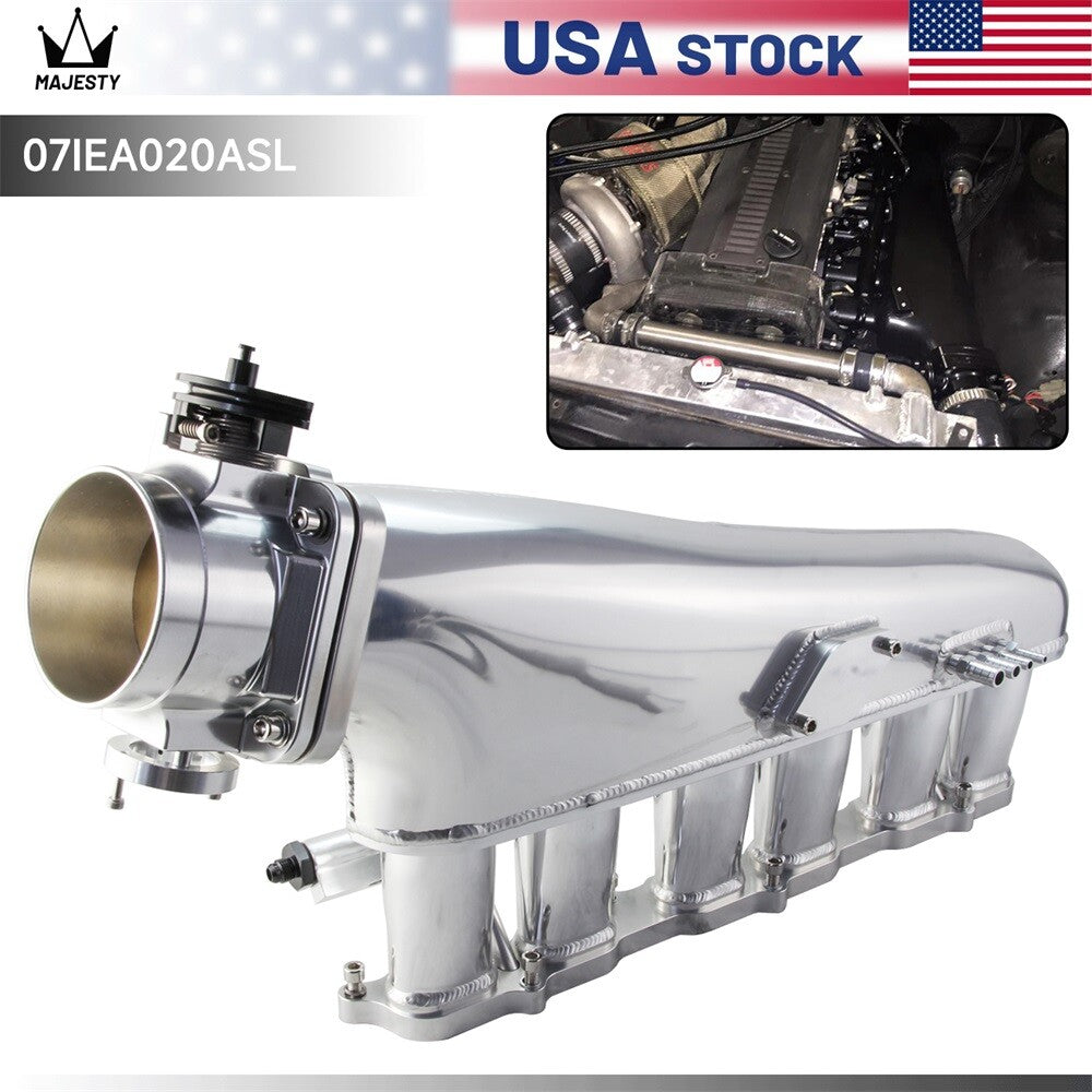 Intake Manifold Kit Throttle Body 90mm Fuel Rail For 1JZ-GTE VVTi for Toyota Crown