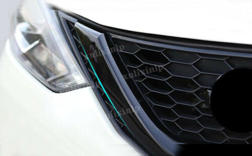 For 2016-2019 for Nissan Sentra Glossy Black Front Grille GrillRear Door Lid Trim2