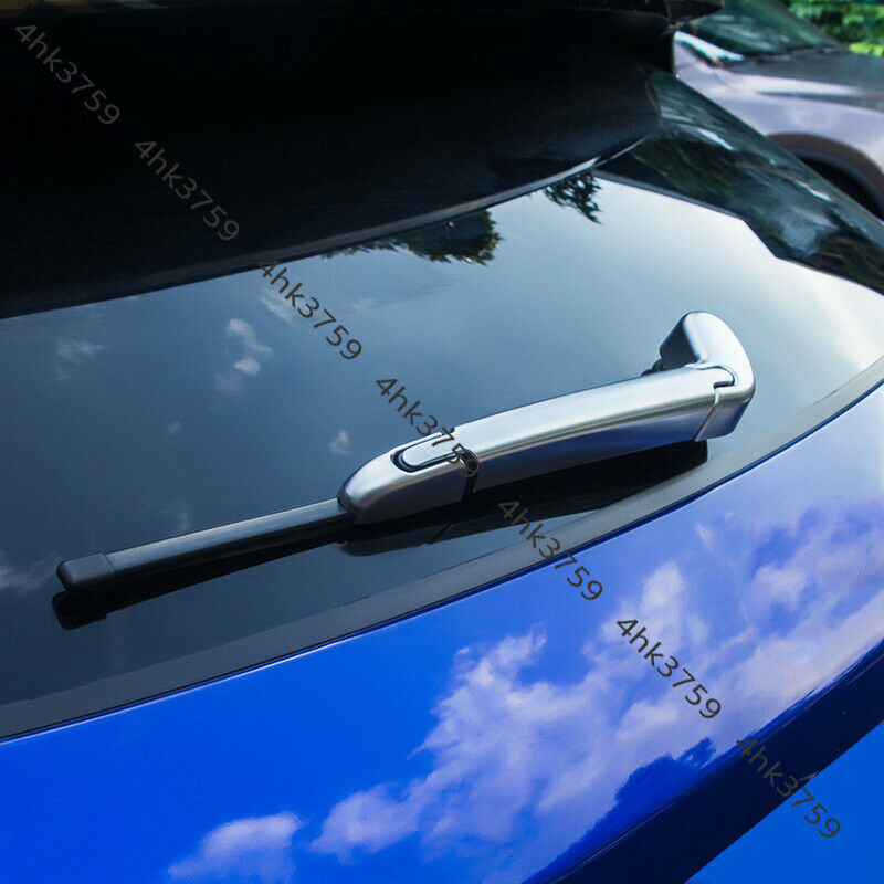 for Jaguar F-PACE 2016-2020 ABS Silver Rear Windowscreen Rain Wiper Cover Trim