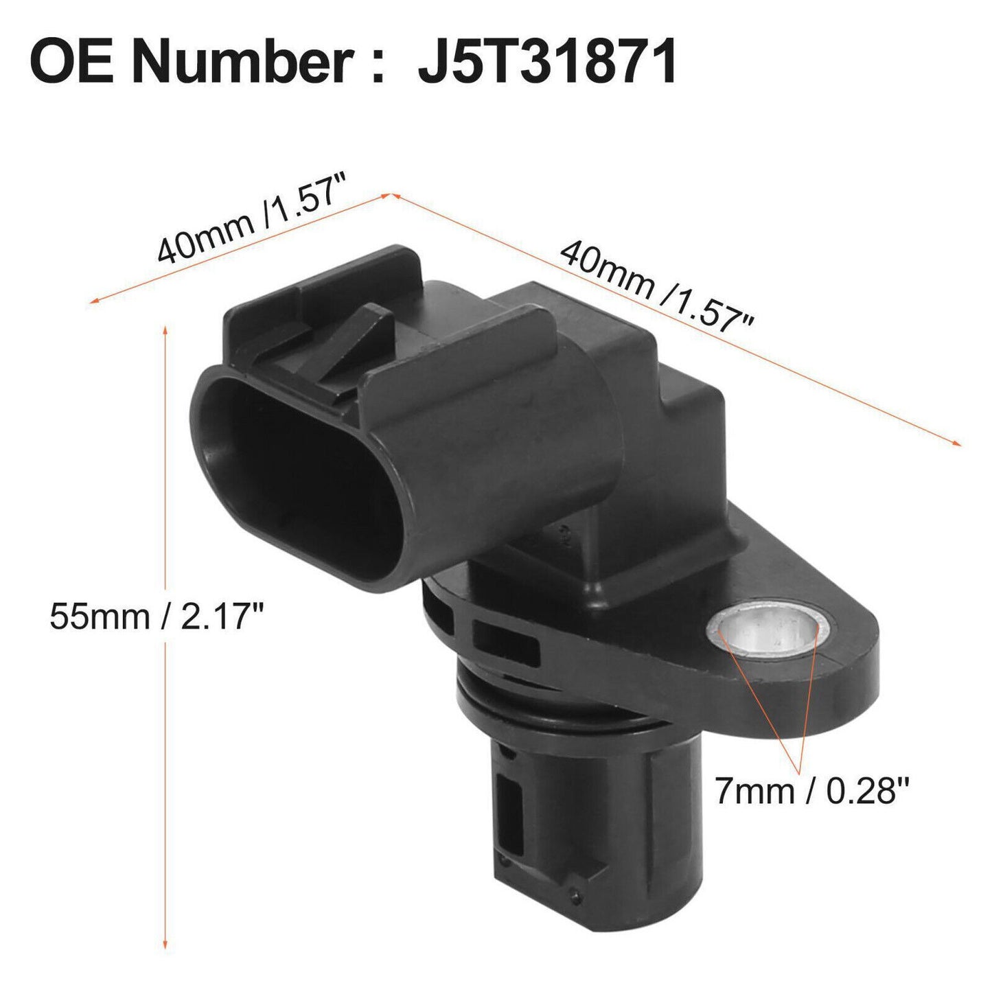 2pcs Camshaft Position Sensor J5T31871 for Cadillac STS SRX XLR 06-10 4.4 4.6L