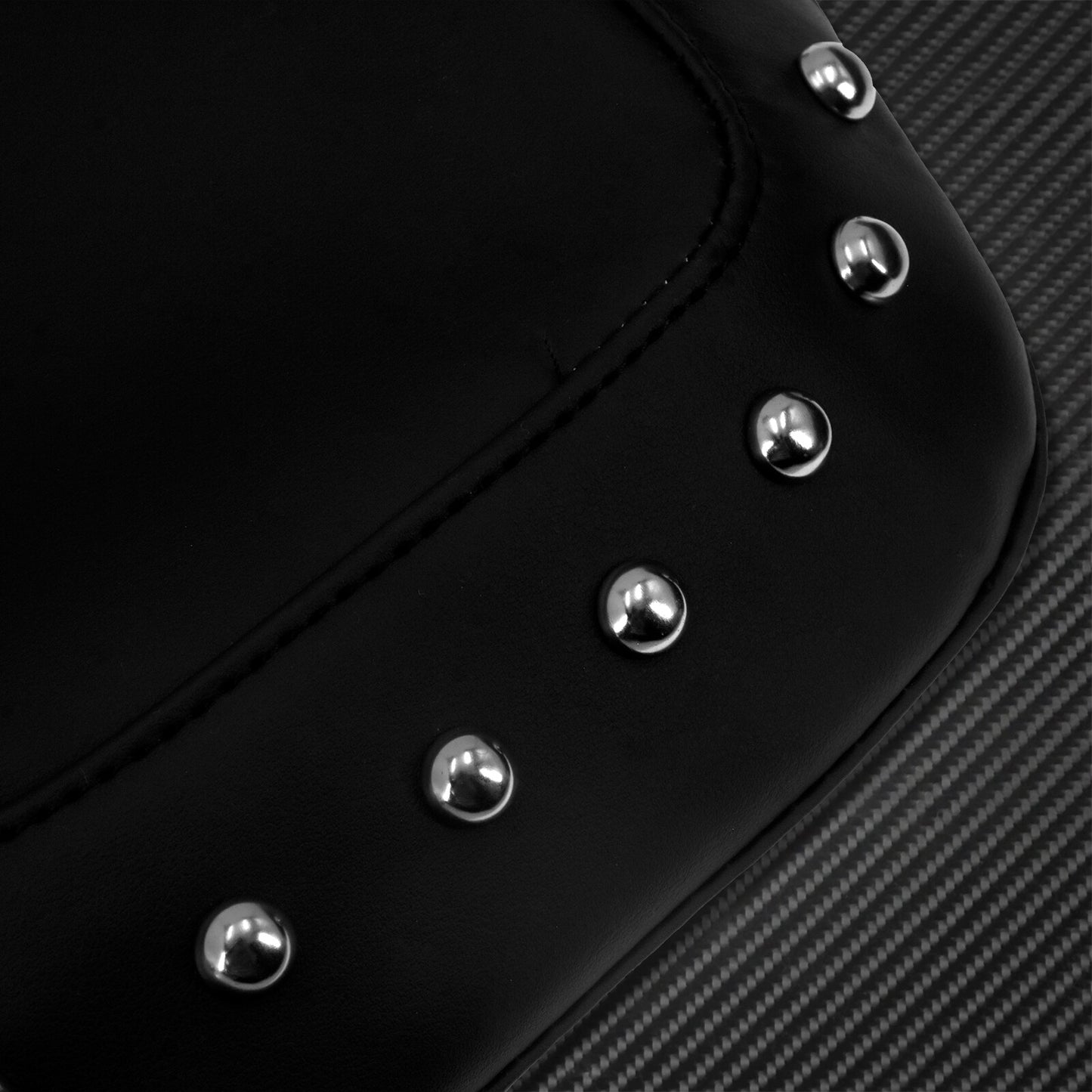 Waterproof Saddlebag Lid Covers Bagger Speaker Lids w/ Nails Fit for Harley FLHT Q