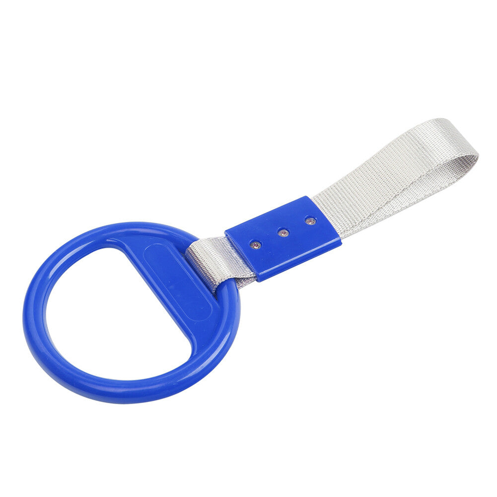 1Pcs Blue Round Ring Train Bus Handle Hand Strap Drift Charm Ring Tools for Cars