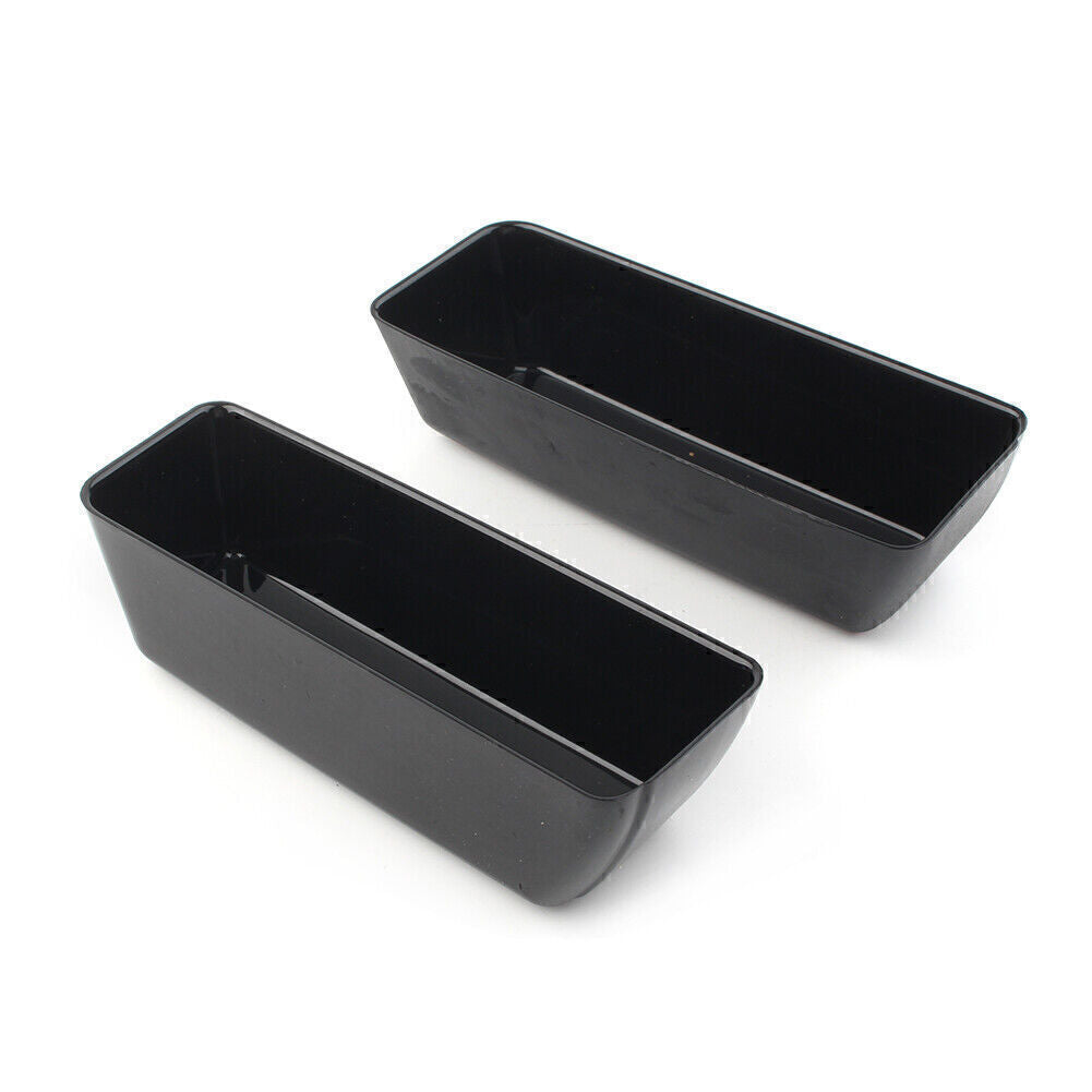 Inner Front Door Handle Armrest Storage Box Tray Bin Kit Fit for Ford Edge 2015-2020