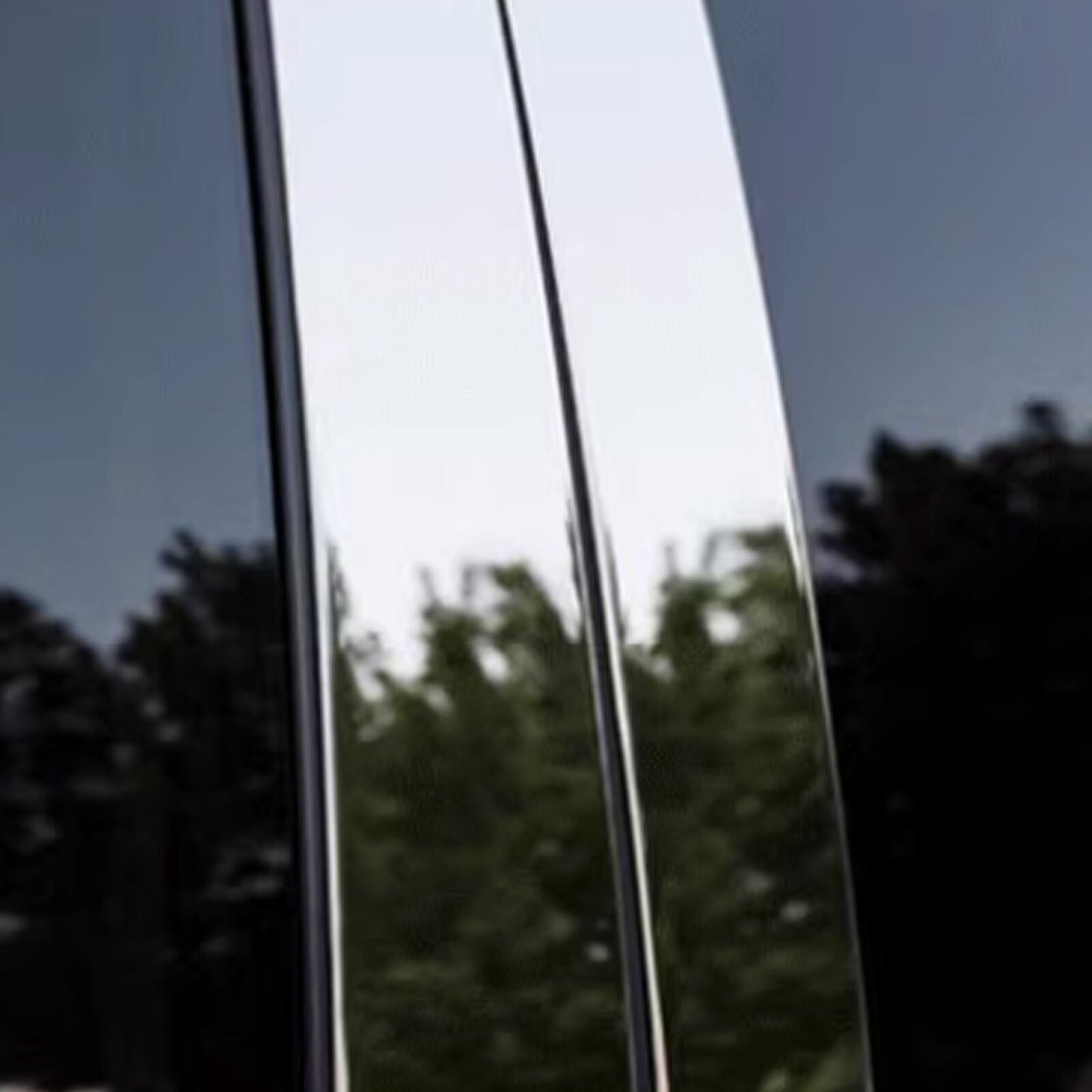 Stainless steel window and door pillar trim covers, suitable for Toyota for Sienna 2011-2020.