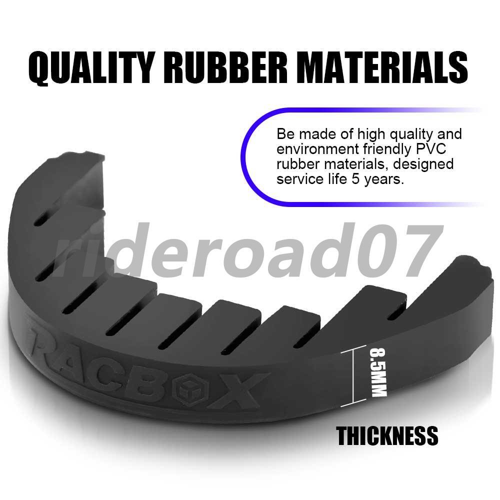 5x Reduce Noise Silencer Rubber Isolator For 50-54in LED Light Bar Off Road