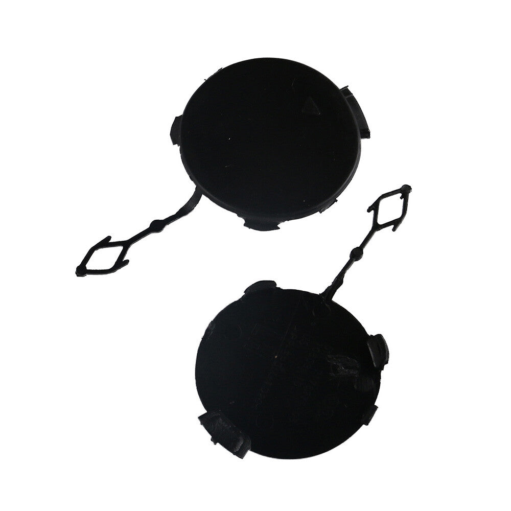 1Pair Front Bumper Tow Eye Hook Cover Cap Fit for BMW X6 E71 2008-2011 Unpainted Q