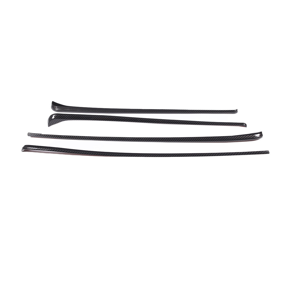 Carbon fiber interior door speaker frame decorative cover suitable for Corvette C8 2020-2023- v