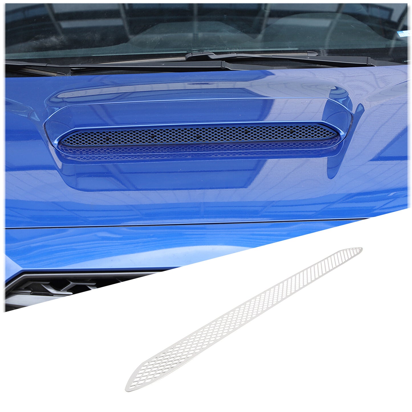 ABS Silver Front Fog Lamp Frame Trim for Range Rover Sport 2014 - 2017- v