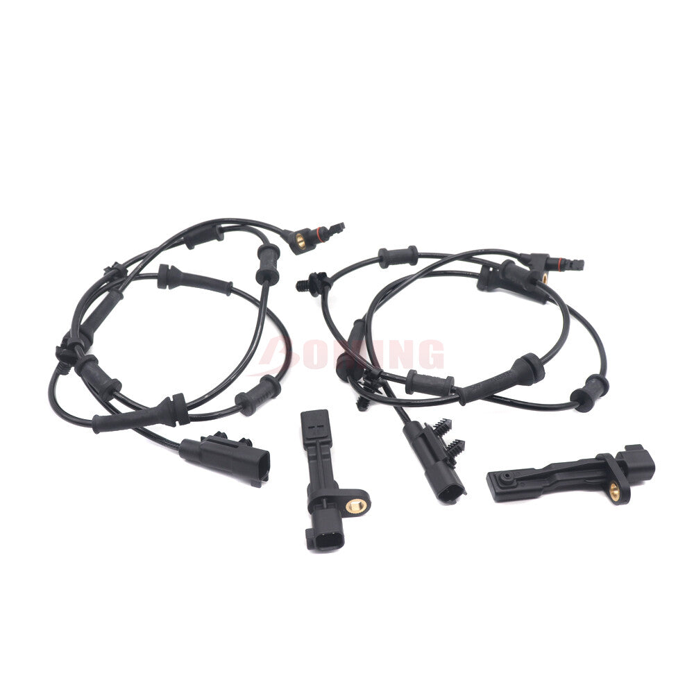 Kit of 4 ABS wheel speed sensors (front, rear, left, right) for 2007-2017 for Jeep Wranglers.