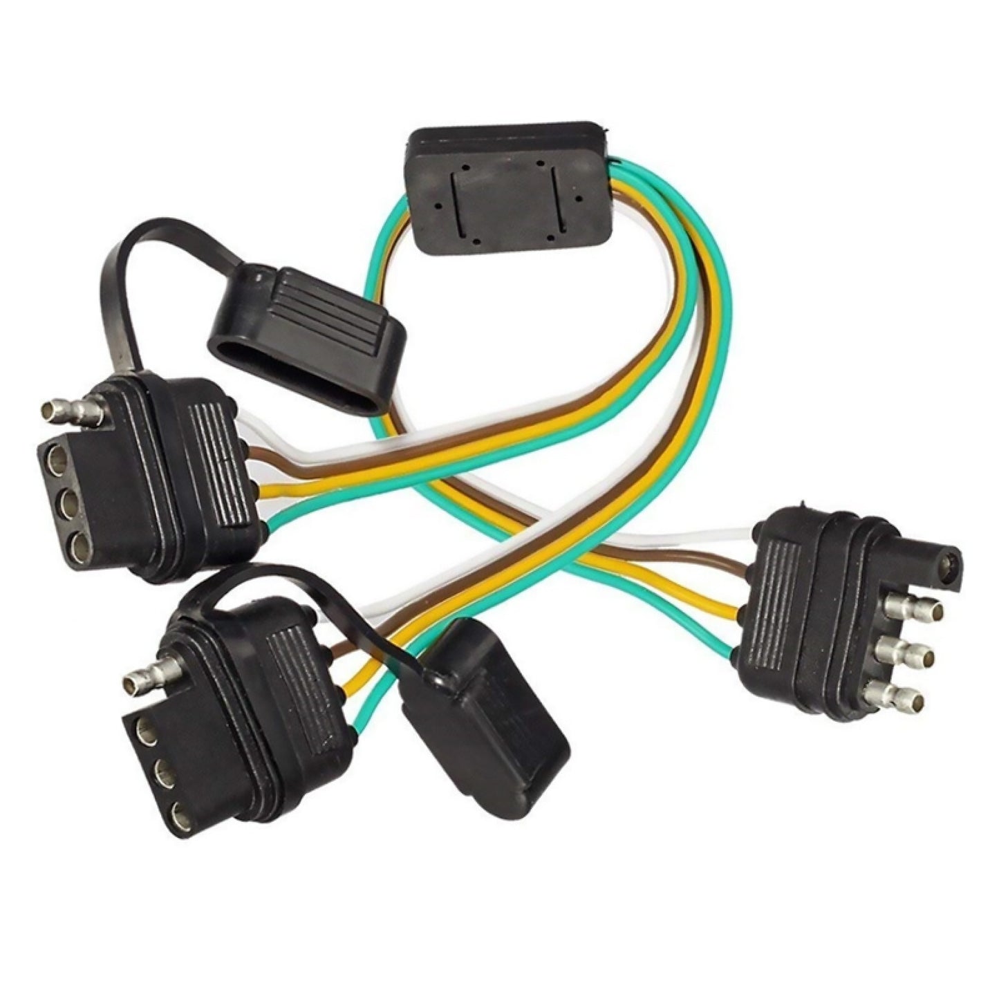 Trailer Splitter Harness Adapter Y-splitter For Tailgate Light Bars Rear Camera