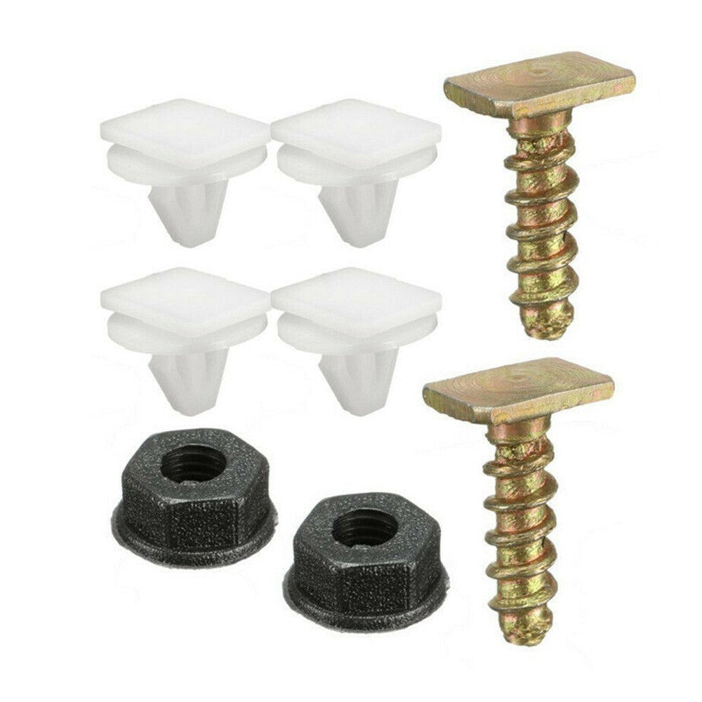 8pc Front Wheel Arch Trim Fastener Clips Screw Nut Bolt Set for Corsa