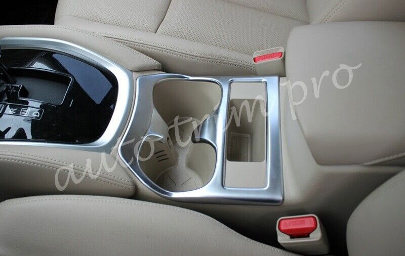 Chrome ABS Molding Water Cup Holder Cover Trim Frame for Nissan X-Trail Rogue