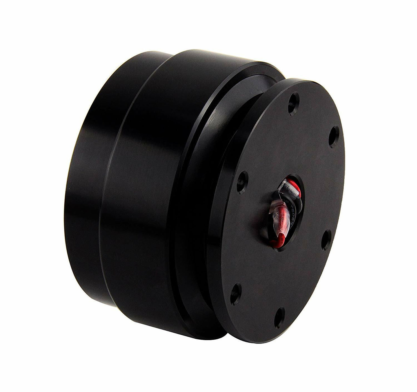 Universal Full Black Steering Wheel Quick Release Hub Adapter Snap Off Boss Kit
