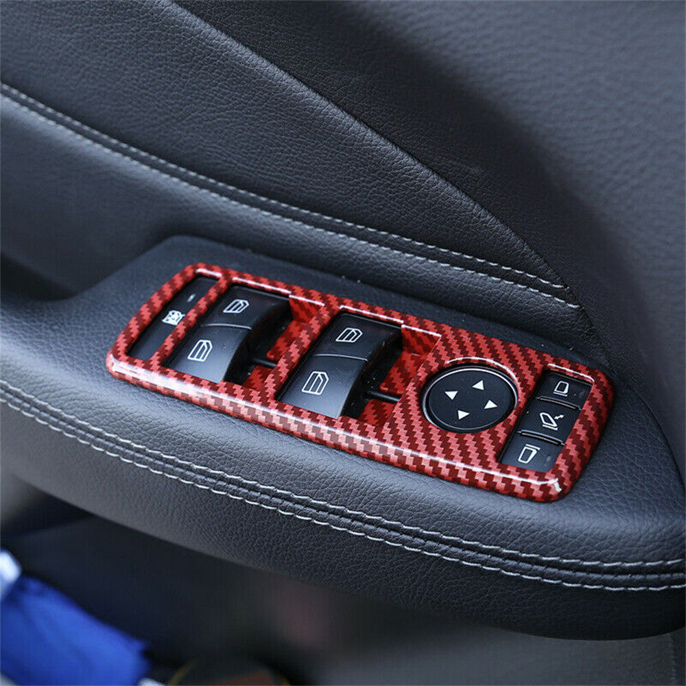for Benz A B C E GL ML GLK CLA GLA GLS Class ABS Window Lift Switch Button Cover