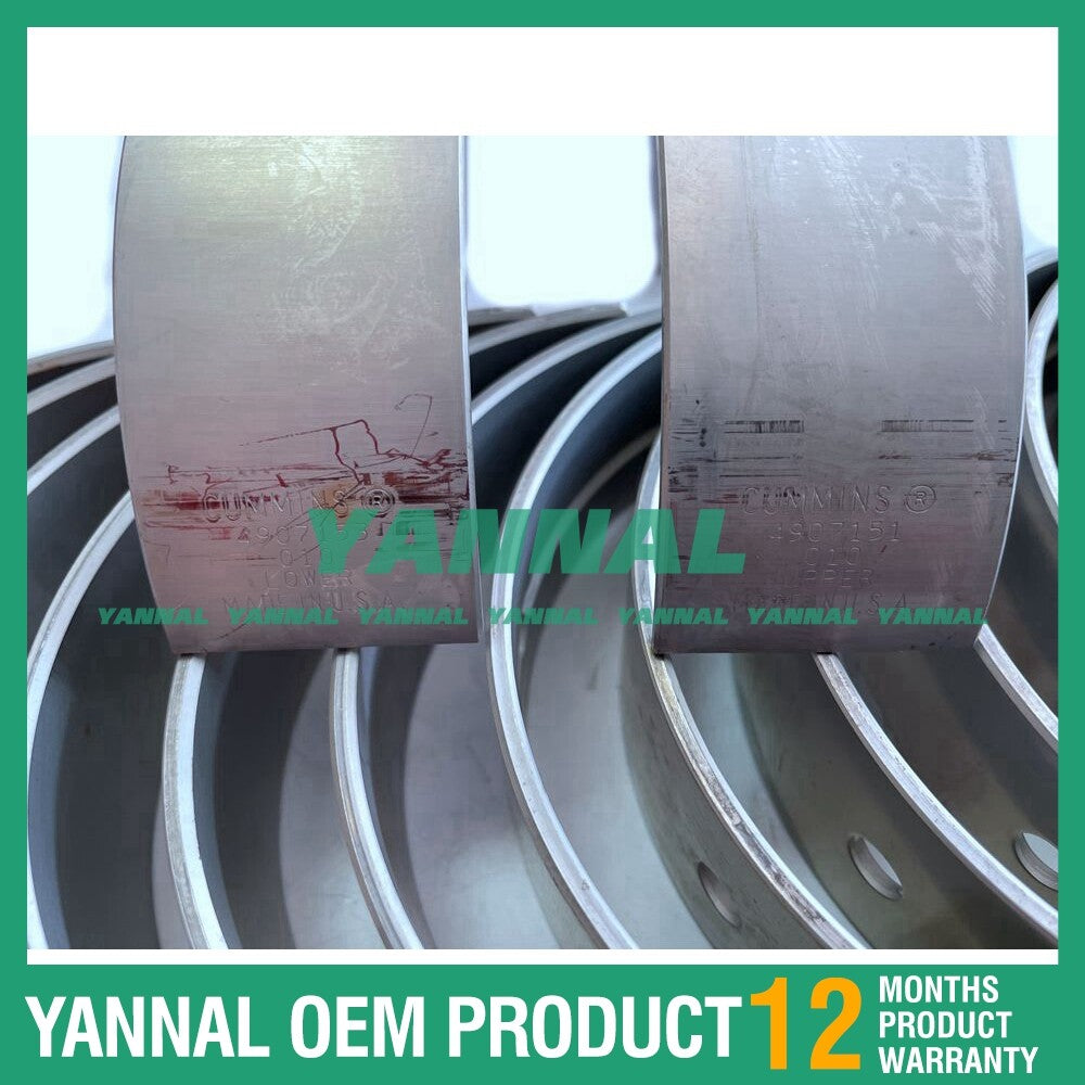 QSX15 main bearing +0.25MM is suitable for diesel engine parts.
