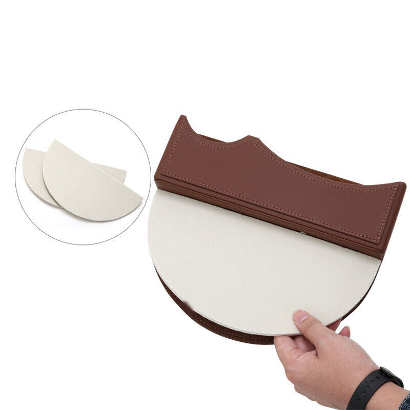 PU leather car SUV for seat gap console vent pocket storage box storage box brown - n