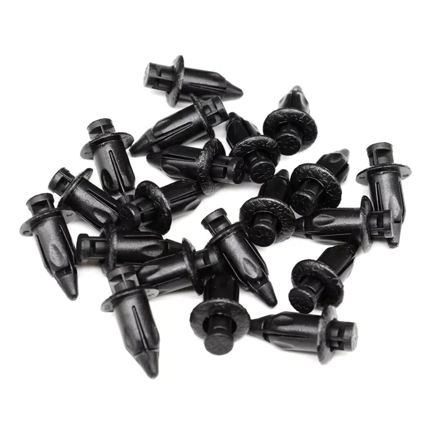 20Pcs Black Nylon Clips Liner Trim Bumper Retainers Fastener for Toyota Yaris