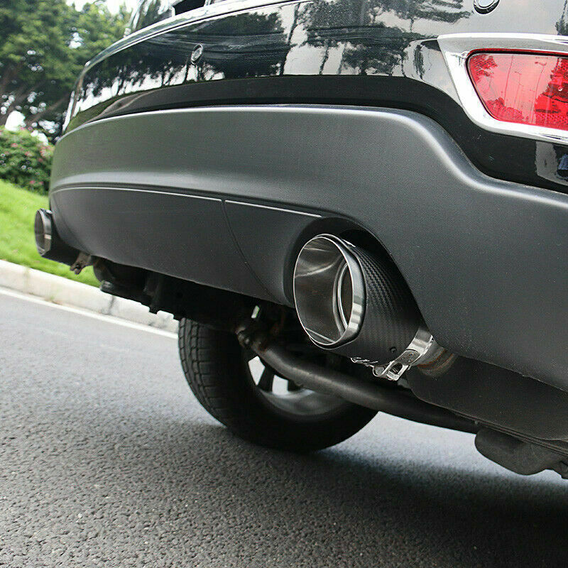 for Jeep Grand Cherokee 2011-2020 Carbon Exhaust Muffler Tail Pipe Tip Tailpipes