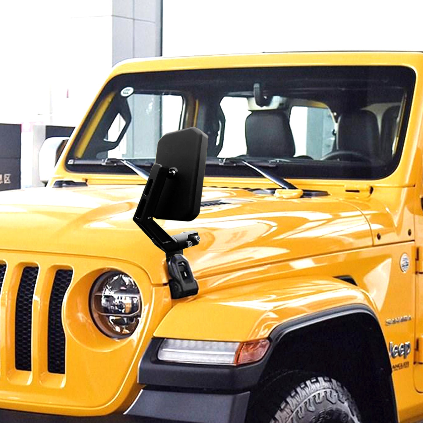 for Jeep for Wrangler JL JT JK 2011-2022 Wide Angle Hood Blind Spot Mirrors L&R