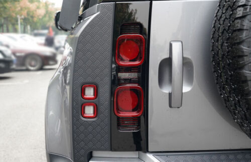 Rear Tail Light Protection Board for Land Rover for Defender Matte Black 2020-2023