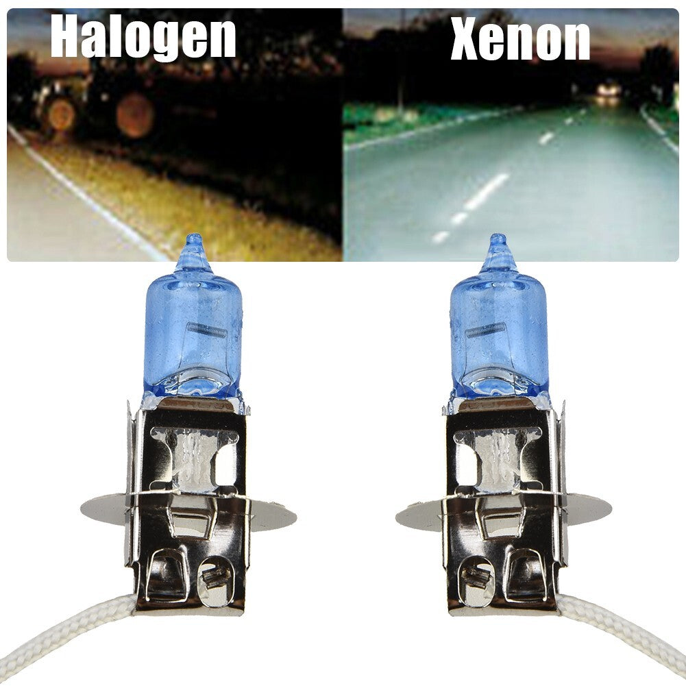 1 pair H3 Xenon White 100W 12v Halogen Headlight 453 Fog Light Car Bulb v