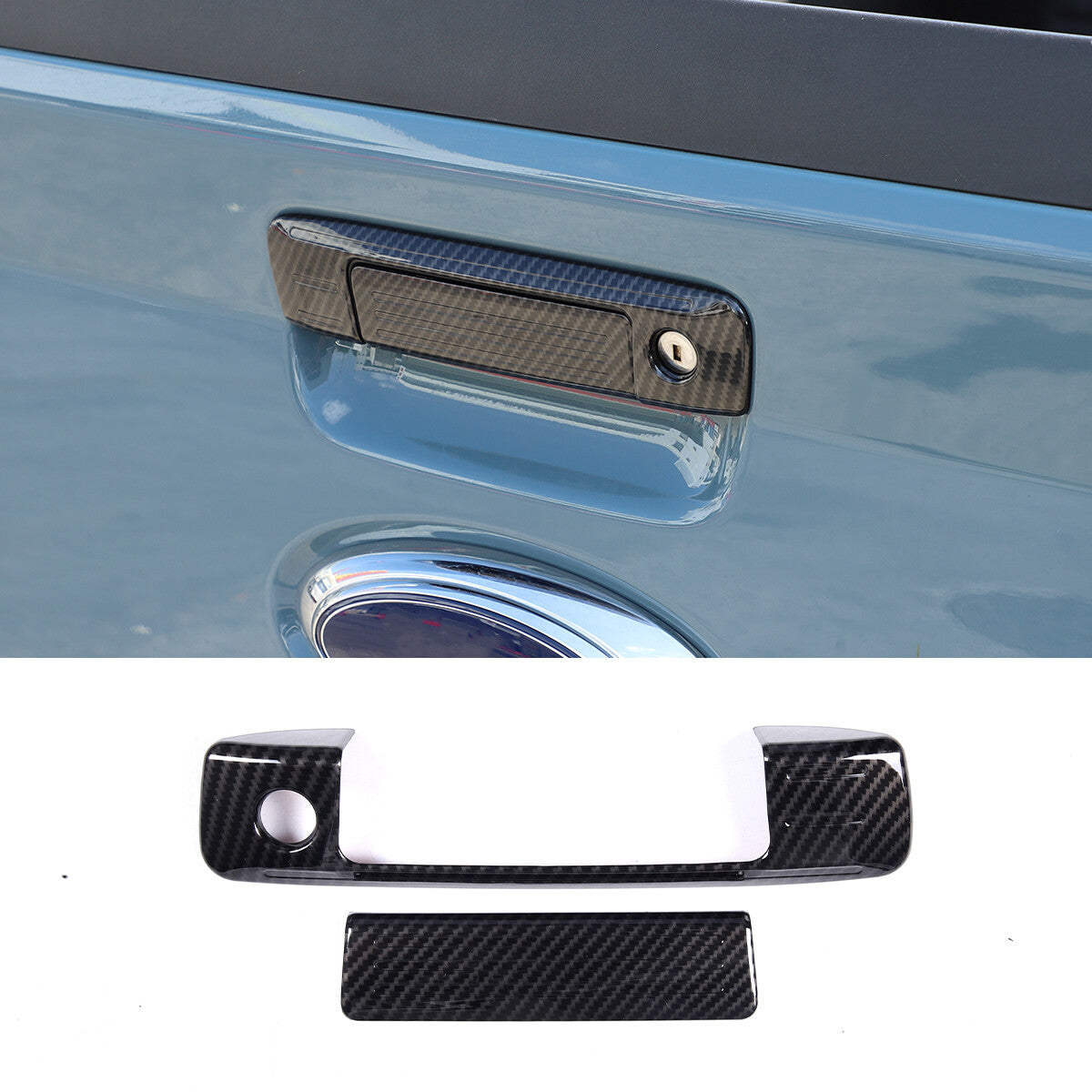 For 19 20 21 22 23 for Altima Glossy Black Side for Smart Door Handle Cover Trim- v